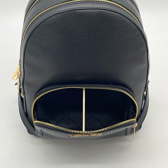 Michael Kors Medium Jaycee Backpack & MF Phone Case Wallet Black - Picture 4 of 11